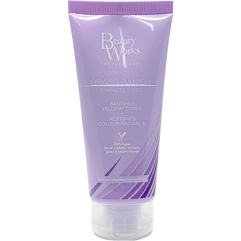 Beauty Works Brass Banish silver purple 5 Minute Mask Conditioner 250ml